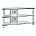 Flat Panel TV Stands with Glass Shelves
