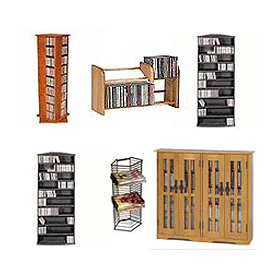CD DVD Racks and Cabinets