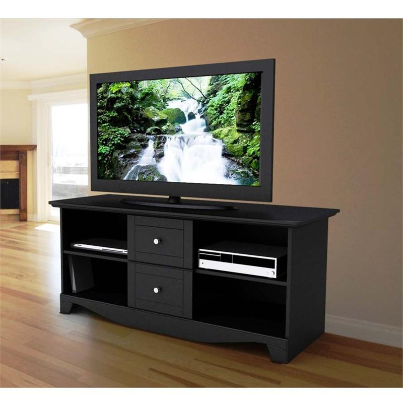 Nexera Pinnacle Series 60 Flat Panel TV Stand Console with Two Center