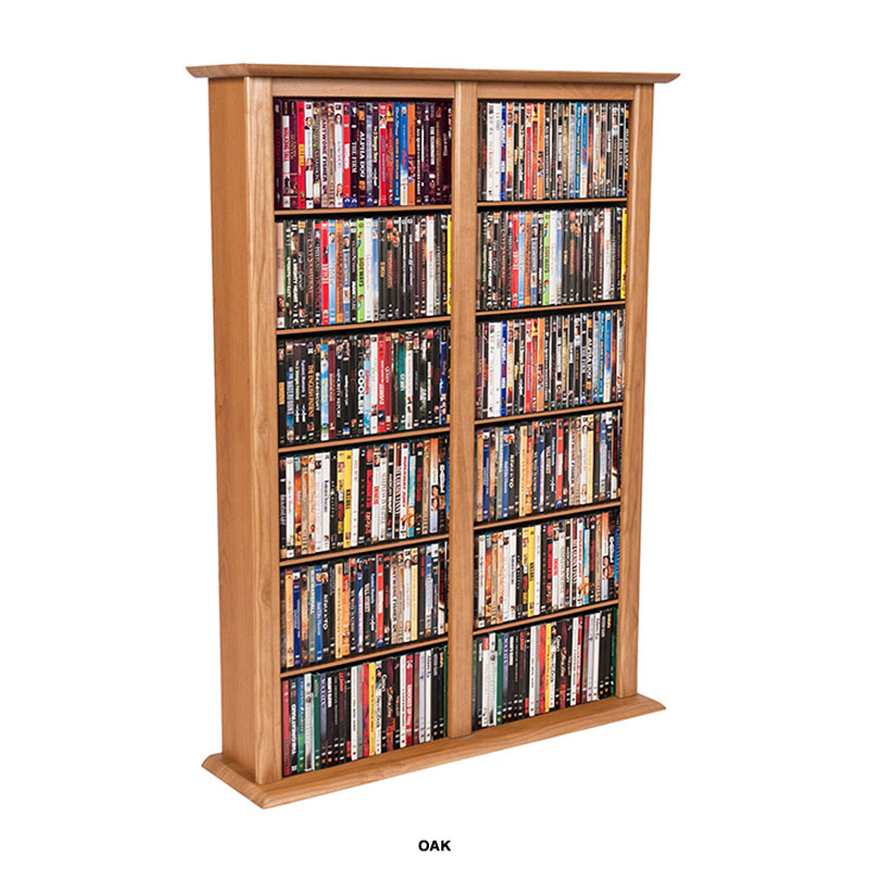 Venture Horizon Double Media Storage Tower Oak 240233OA