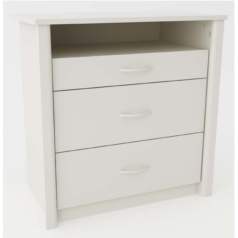 Ameriwood Media Dresser for 32" Flat Panel TVs (White Stipple)