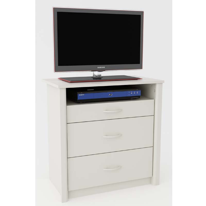 Ameriwood Media Dresser for 32" Flat Panel TVs (White Stipple)