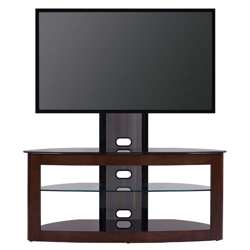 TransDeco Glass TV Stand with Mounting System for 35 to 65 ...