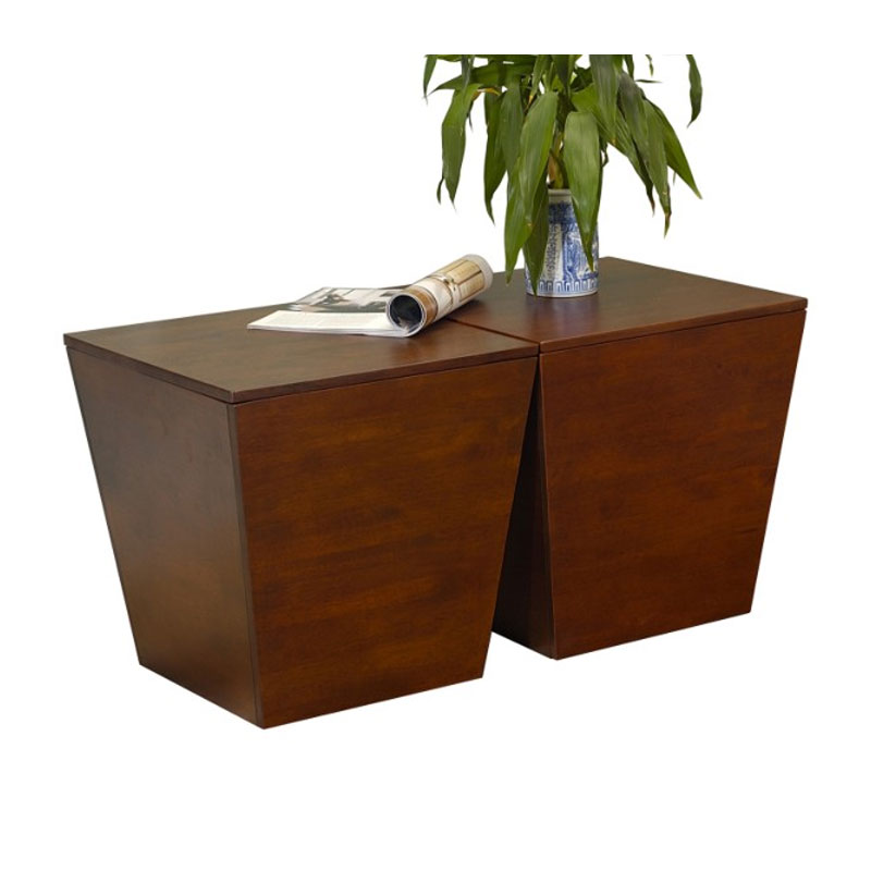 Winsome Wood Storage Cube Antique Walnut 94418