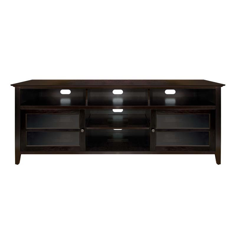 Bello Elegant Wood TV for 80 inch TVs Dark Espresso WAVS99175