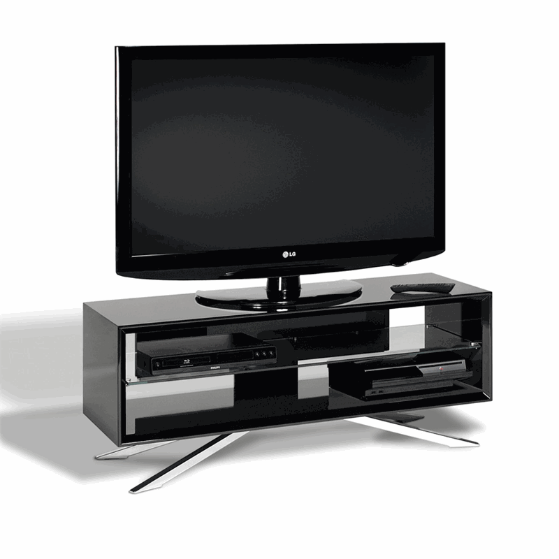 Techlink Arena Flat Screen TV Stand for Screens up to 50 in. (Black 