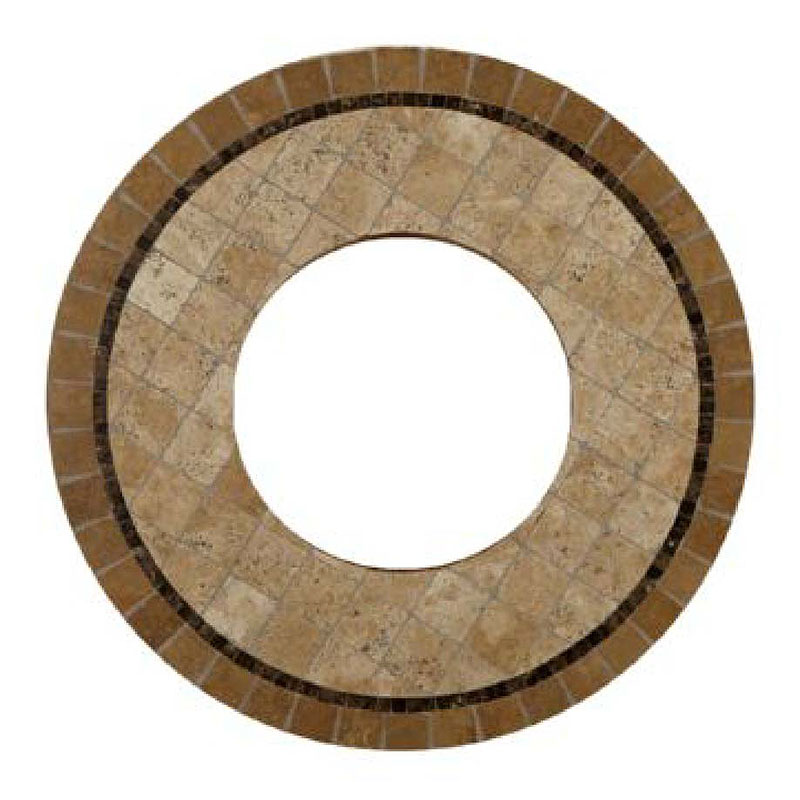 Fire Pit 48 inch Capistrano Mosaic Tile Top CAP48