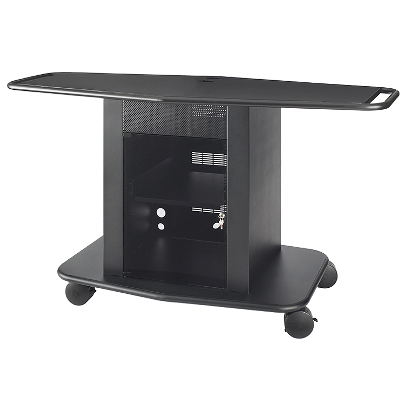 AVTEQ Learning Series Dual Monitor Rack Mount Multimedia Cart for Two