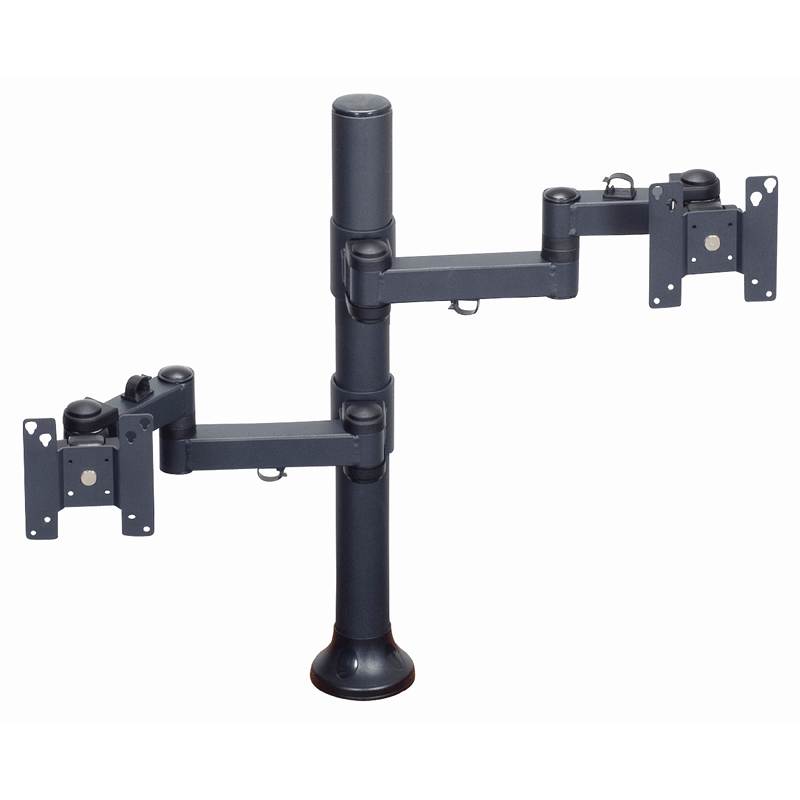 Premier Mounts 28 inch Articulating Grommet Mount for Two 1027 inch