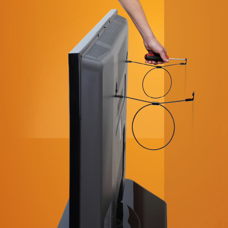 OmniMount Flat Panel Anti-Tip Safety Mounting Wire Tether OESK