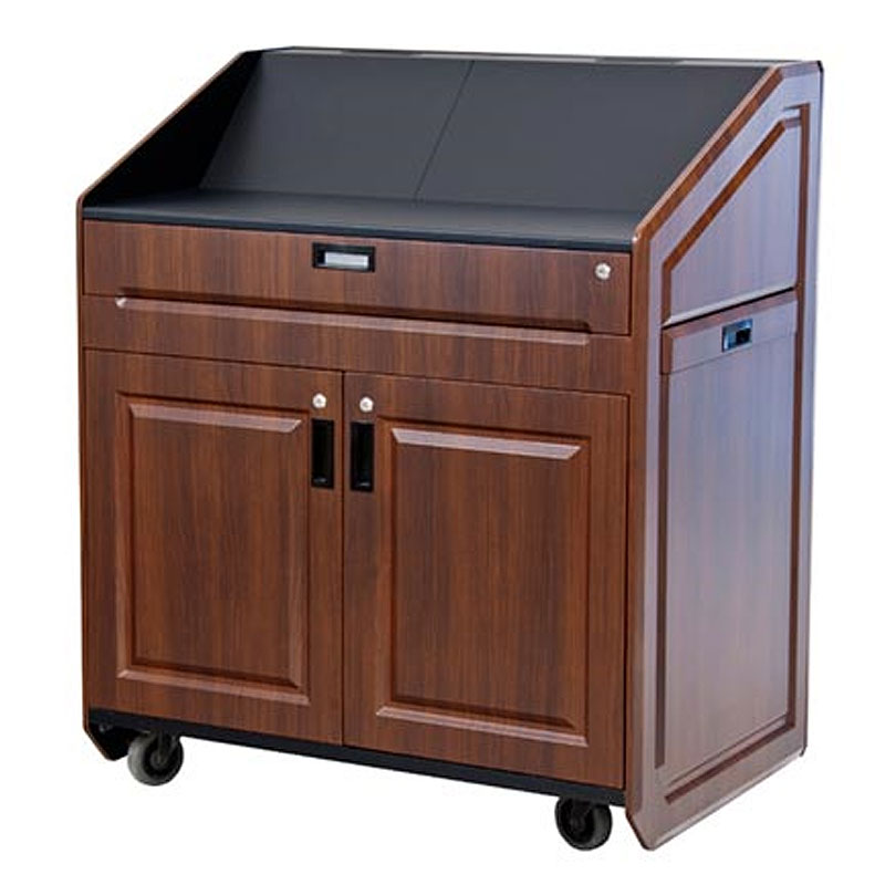 VFI AVF Audio Visual Furniture Mobile Multimedia Executive Podium