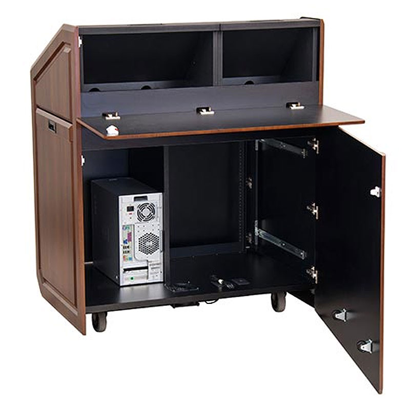 VFI AVF Audio Visual Furniture Mobile Multimedia Executive Podium