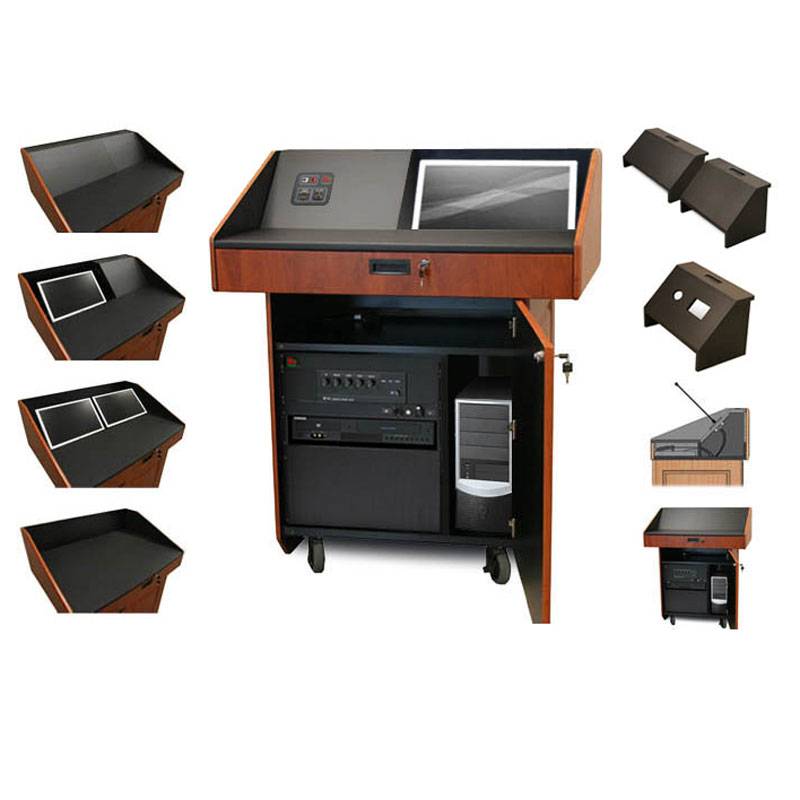 VFI AVF Audio Visual Furniture Executive Multimedia Podium with