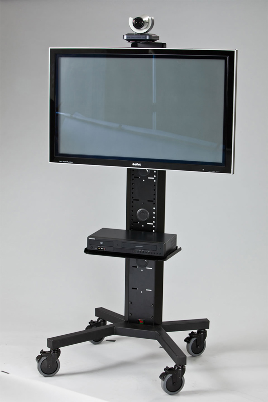 VFI AVF Audio Visual Furniture Mobile Video Conferencing Floor Pedestal