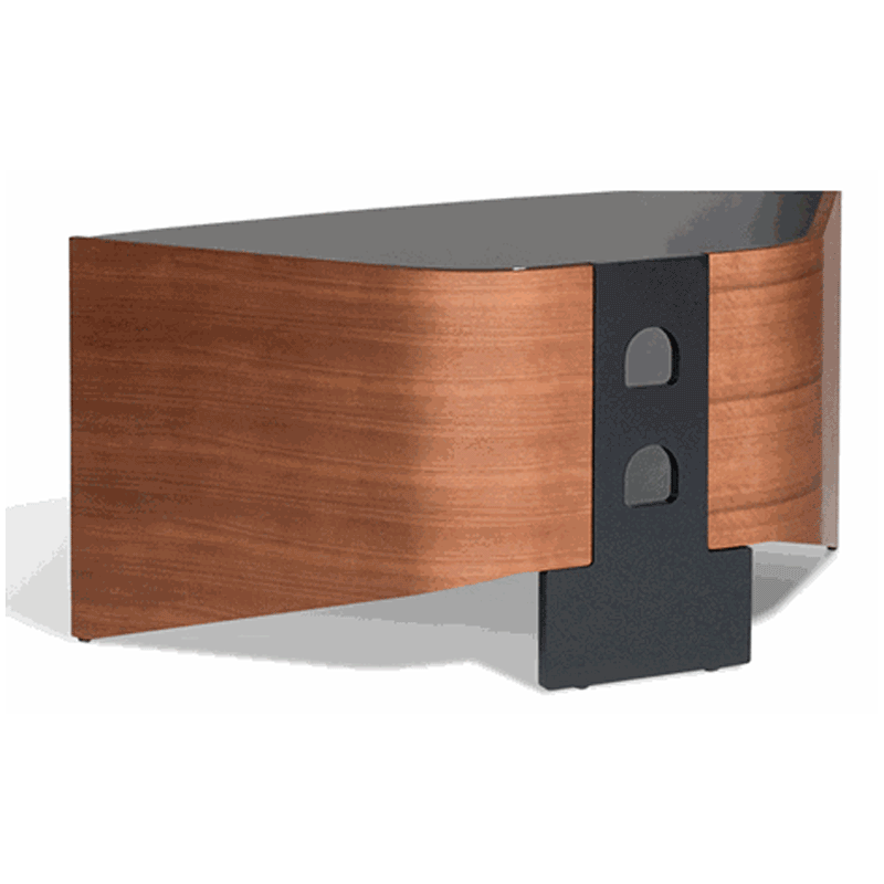 Techlink Riva Corner Flat Panel TV Stand for Screens up to 42 in. Walnut RV100W