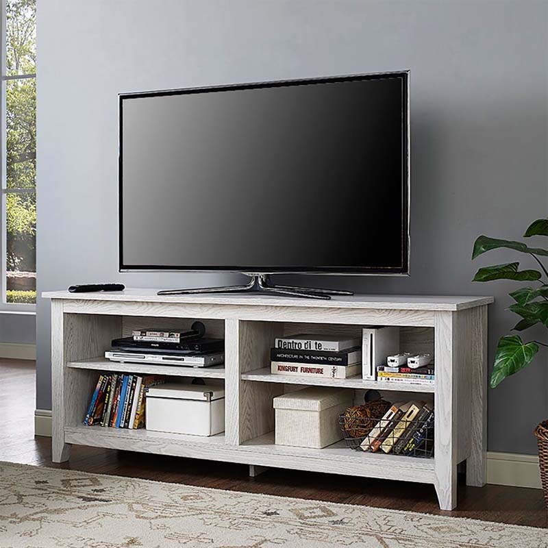 Walker Edison 60 inch TV Stand with Fireplace Insert ...