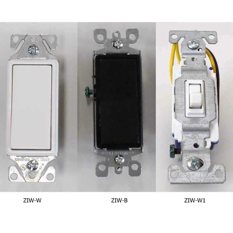 Elite Screens In Wall Up and Down Switch Black or White ZIWW, ZIWW1