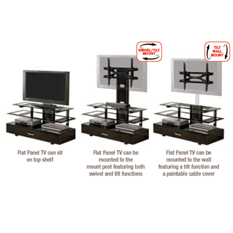 ZLine Designs Sync 3in1 TV Mount System for 3260 inch Screens Black