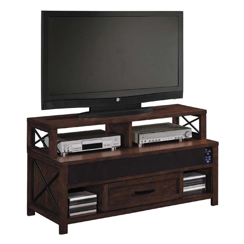 Tresanti Millenium iMedia TV Stand with Apple Device Integration Cherry
