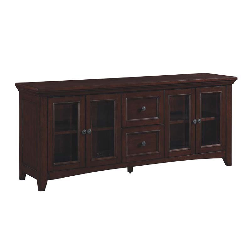 Tresanti Beaumont Collection 72 inch TV Stand Empire Cherry TC721012C244
