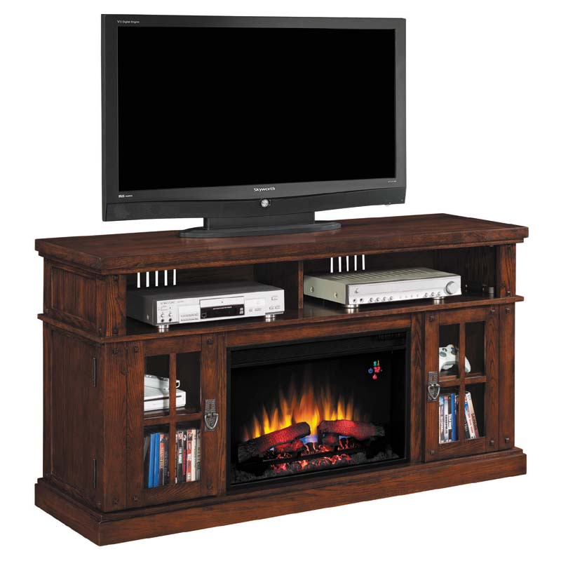 Classic Flame Dakota Dual Media Mantel with Electric Fireplace Insert