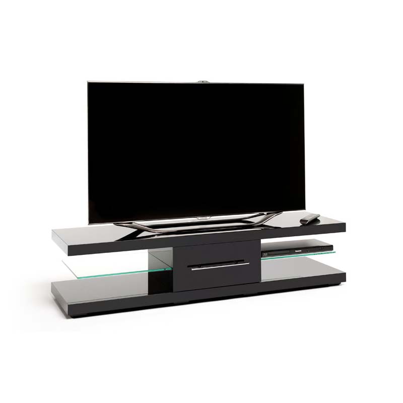 Techlink Echo XL Series 75 in. TV Stand High Gloss Black EC150B