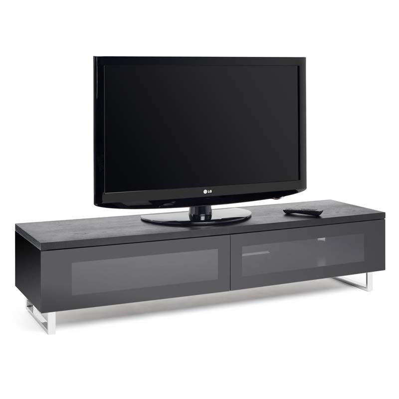 Techlink Panorama Series Low 65 TV Stand with Drop Down ...