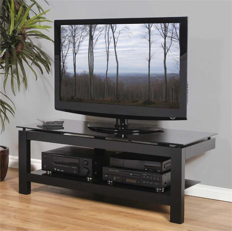 Plateau SL Series Floating Glass & Wood TV Stand for 32-50 ...