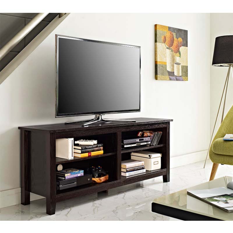 Walker Edison Essential Wood 60 inch TV Stand Espresso W58SWEES