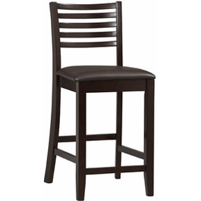 Linon Triena Ladder Back Counter Stool 01863ESP-01-KD-U