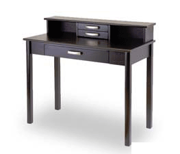 Winsome Wood Liso Writing Desk with Hutch (Dark Espresso) 92273