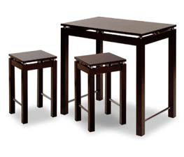 Winsome Wood Linea Kitchen Island Set (Espresso) 92734