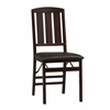 Linon Triena Slat Back Folding Chairs (Set of 2) 01828ESP-02-AS-U