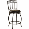 Linon Circle Top Metal Bar Stool 02811MTL-01-KD