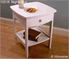 Winsome Wood Open Shelf Night Stand (White) 10218