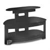 Tech Craft Sorrento Series 50 inch Bent Wood Flat Panel TV Stand (Black) BW25125B