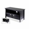 Winsome Wood Timber TV Stand (Matte Black) 20244