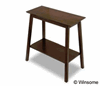 Winsome Wood Ella Phone Table / Plant Stand (Antique Walnut) 94015