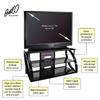 Bello High Gloss Black Flat Panel Audio Video System for 56 inch Flat Panel TVs AVS-4601HG