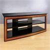 Bello Versatile Wood Trim Flat Panel TV Stand for 65 inch Screens (Espresso) AVSC-2126