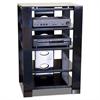 Tech Craft Sorrento Series Audio Component Rack (Black) EDH2640