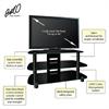 Bello 46" Black Glass Flat Panel TV Stand (High Gloss Black) PVS4215HG