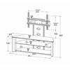 Tech Craft Solution Series Extended Flat Panel Mount/TV Stand (Black) TRK55B