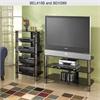 Tech Craft Sorrento Series TV Stand For 50 inch Flat Screens (Black Glass) BEL501B