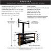 Bello Triple Play Series Universal Flat Panel A/V System for 32-52" TVs (w/ Various Wood Inlays) TPC-2127
