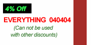 4 Percent off