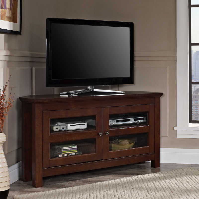 Walker Edison Walker Edison 48 Inch Corner Tv Console Traditional